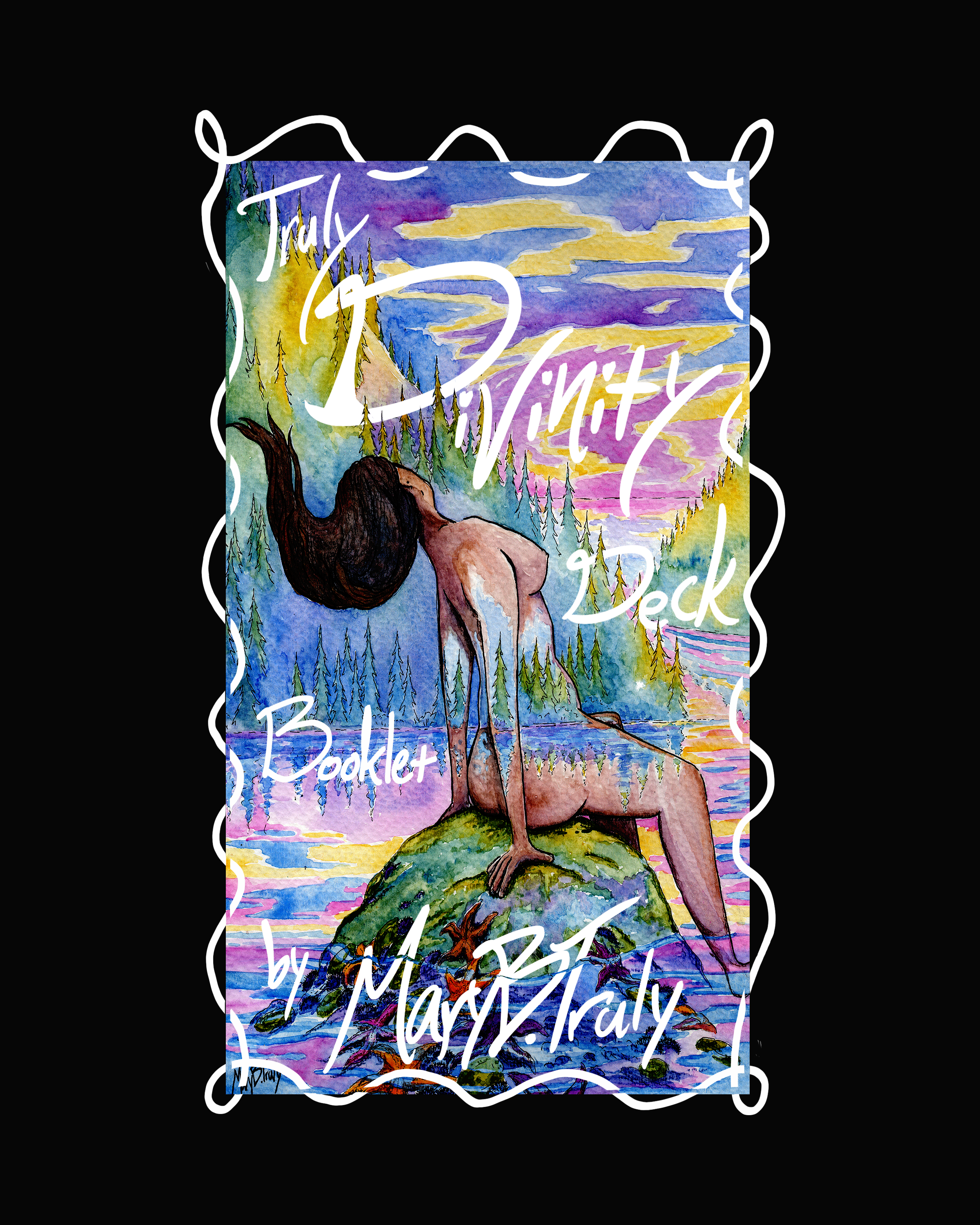 The Truly Divinity Tarot Deck. This 78 card deck is designed by Mary B. Truly to help you connect with the divine feminine and divine masculine energies within and around your life. With faith and intention, this deck can be a powerful tool for self-discovery and spiritual growth, enabling you to gain a deeper understanding of yourself, God, and the world around you. It is for anyone seeking liberation through self-love and care.
 
